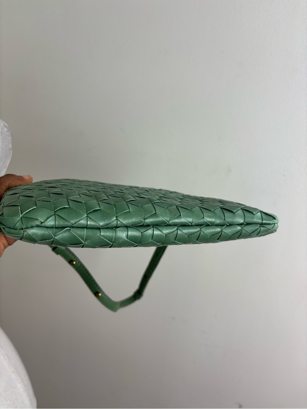Madewell The Puff Crossbody Bag in Basil NWT - Picture 4 of 11